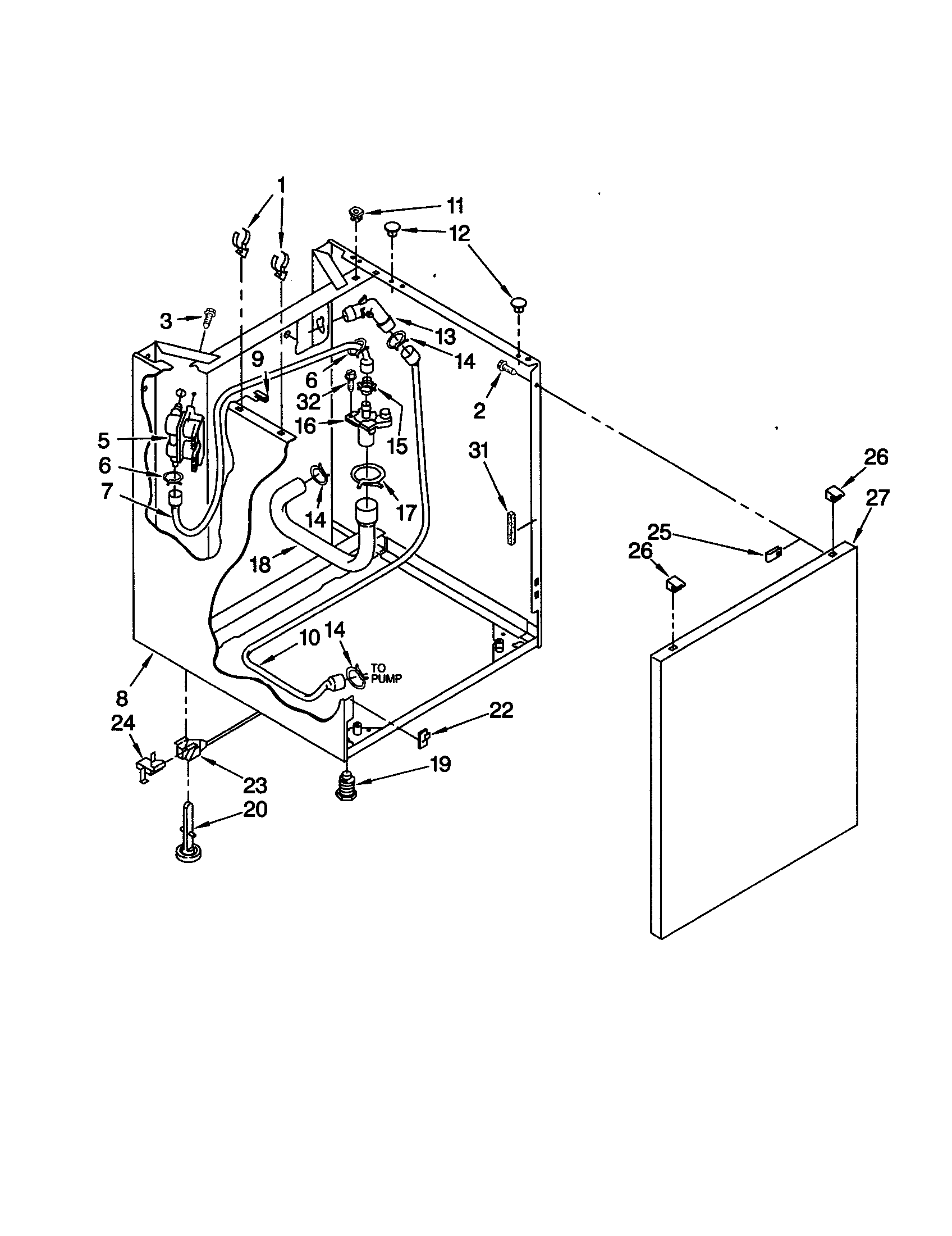 WASHER CABINET