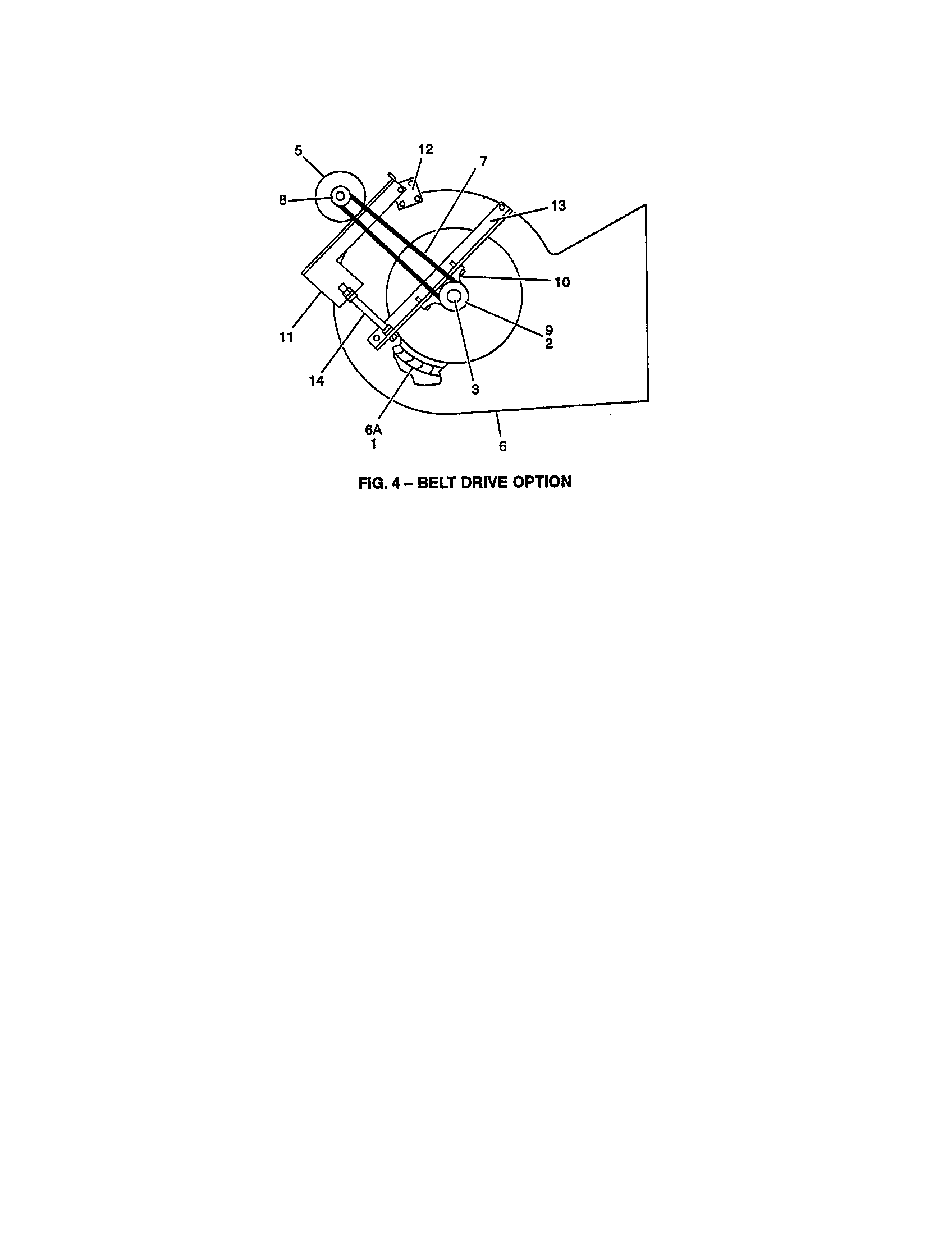 Belt drive option