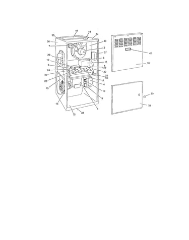 Upflow/horizontal furnace