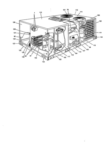Single package gas/electric unit