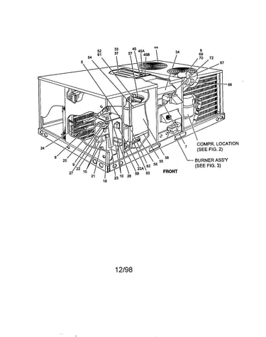 Single package gas/electric unit