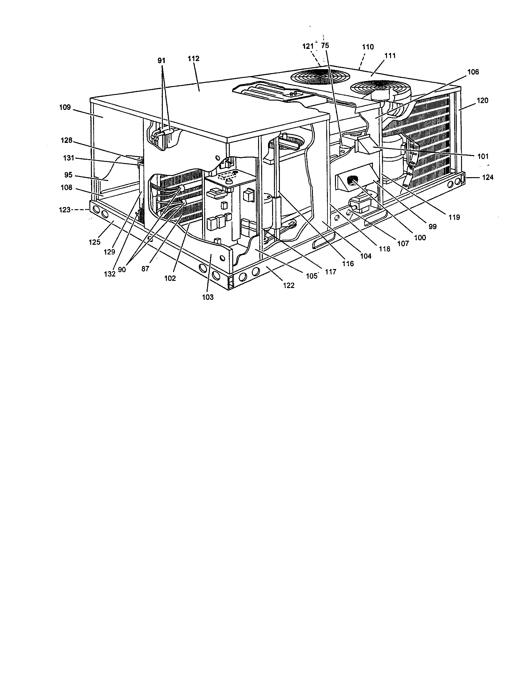 Single package gas/electric unit