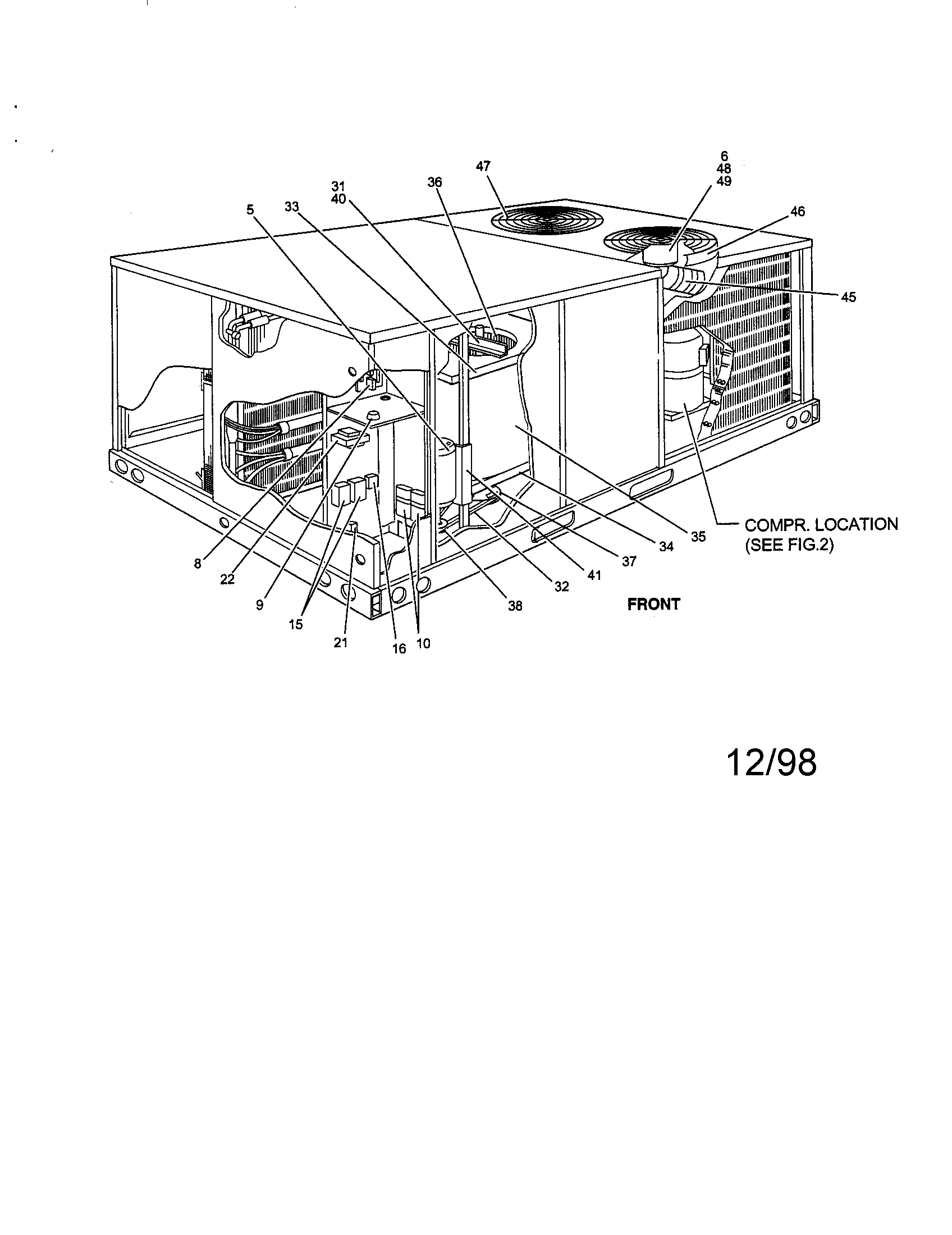 Fig.1-single package cooling unit