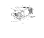 York D4CE09A46 fig.1-single package cooling unit diagram