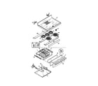 Kenmore 79095745891 top/drawer diagram