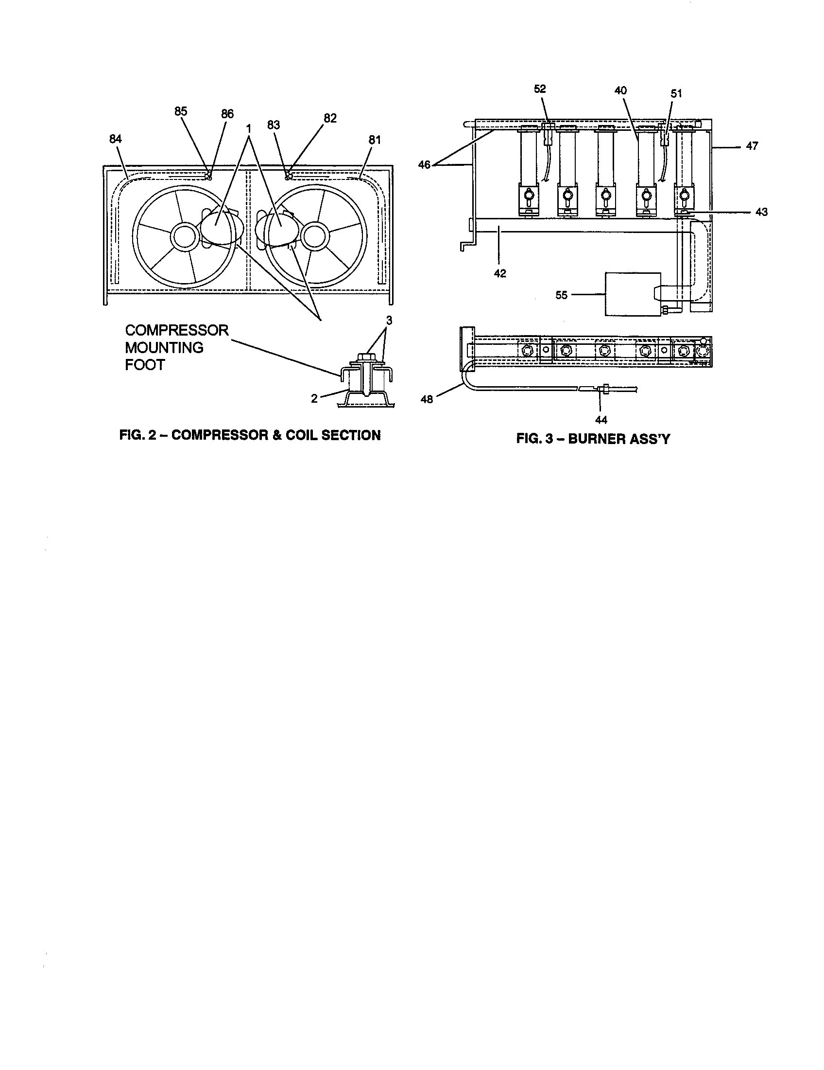 FIG.2 COMPRESSOR AND COIL SECTION