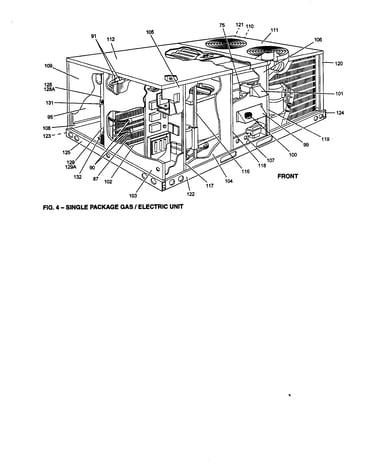 Fig.4 single package gas/electric unit