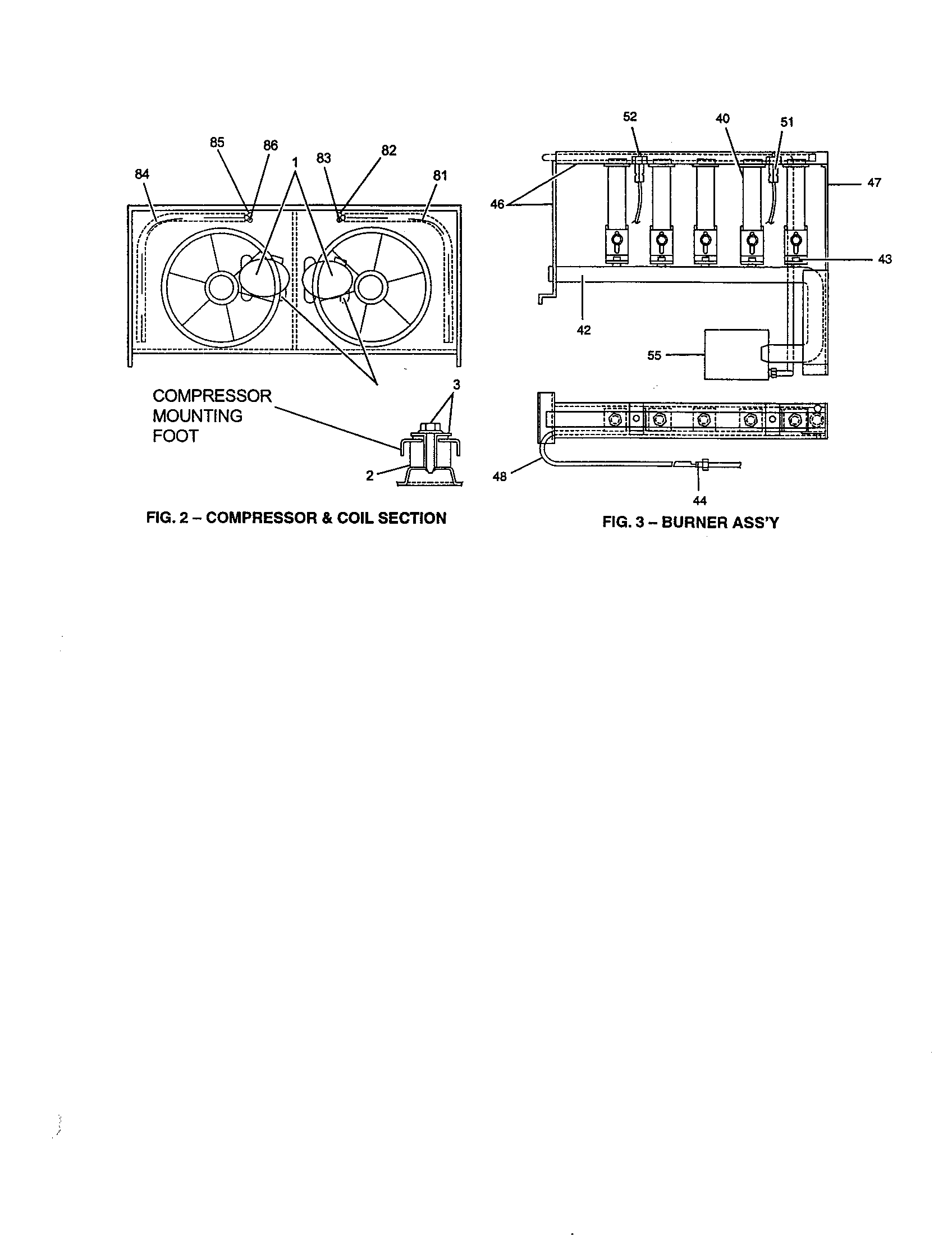 FIG.2 COMPRESSOR AND COIL SECTION