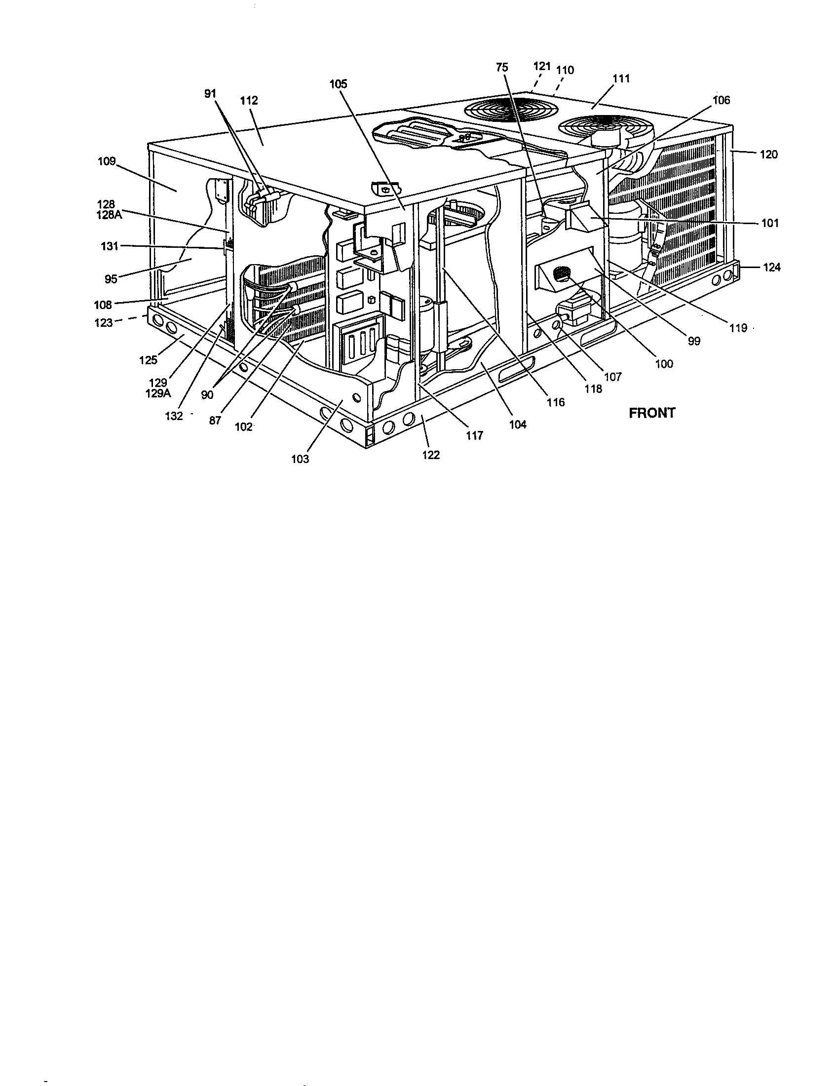 FIG.4 SINGLE PACKAGE GAS/ELECTRIC UNIT