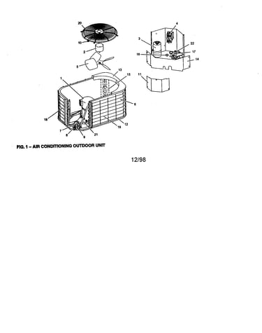 Fig.1 air conditioning outdoor unit