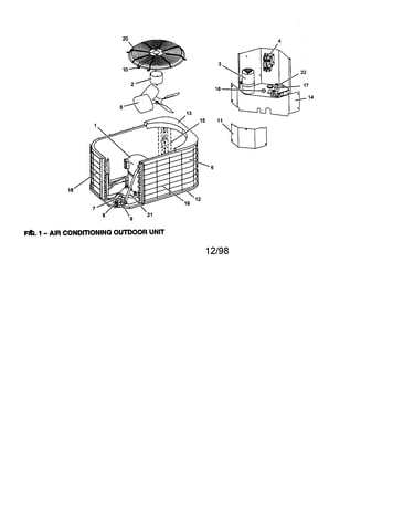 Fig.1 air conditioning outdoor unit