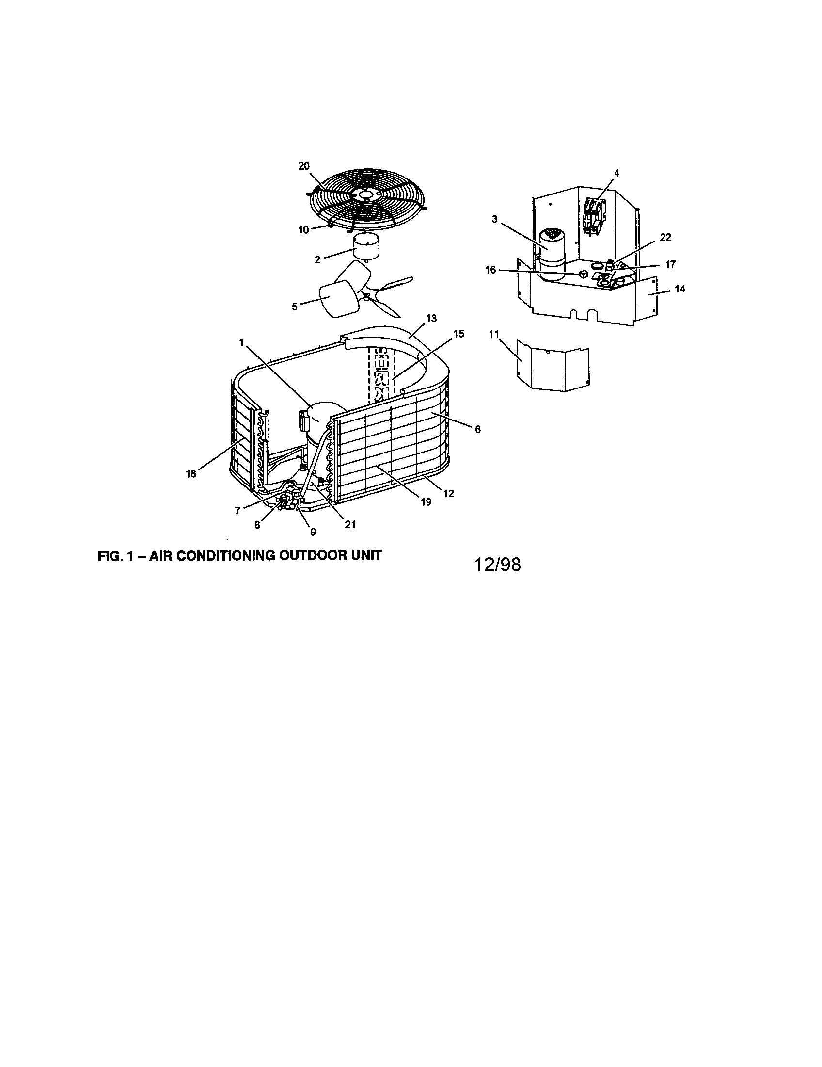 Fig.1 air conditioning outdoor unit