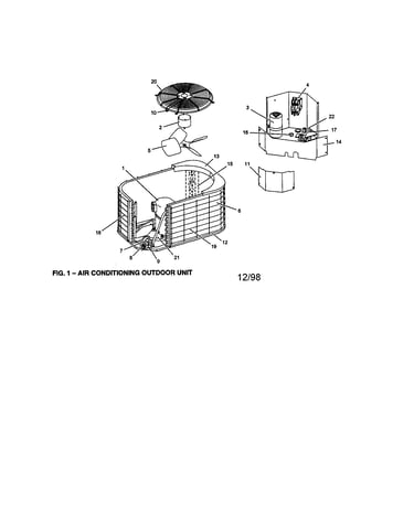 Fig.1 air conditioning outdoor unit
