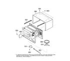 Kenmore 72168101890 oven cavity parts diagram