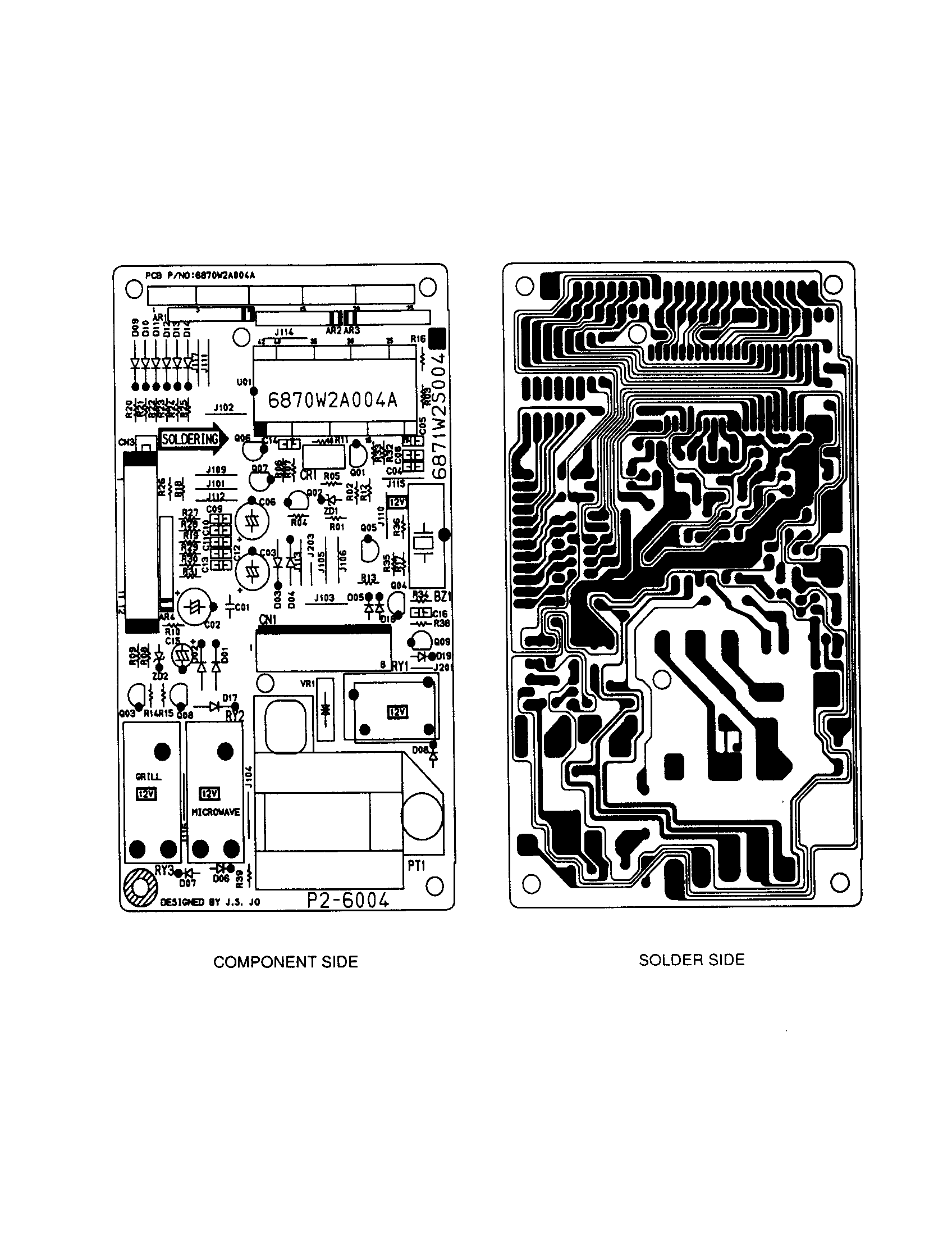 Power and control ciruit board