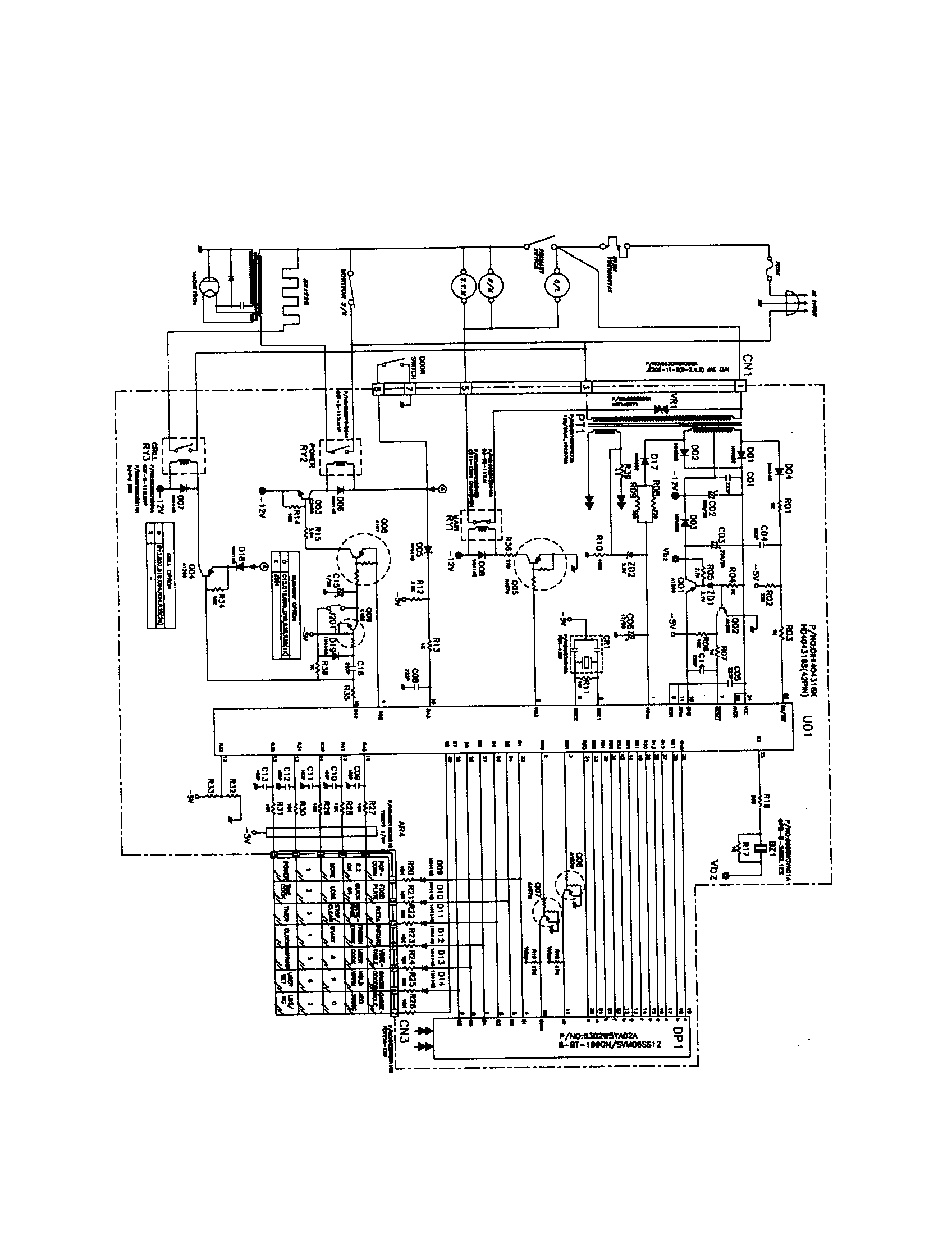 Schematic diagram of p.c.s.