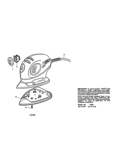 Mouse sander/polisher