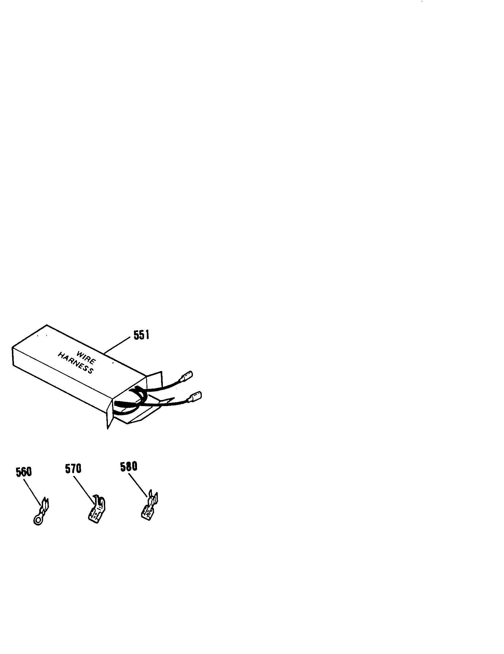 WIRE HARNESS AND COMPONENTS