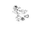 Craftsman 917292402 belt guard and pulley assembly diagram
