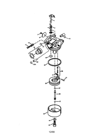 Carburetor no. 640148