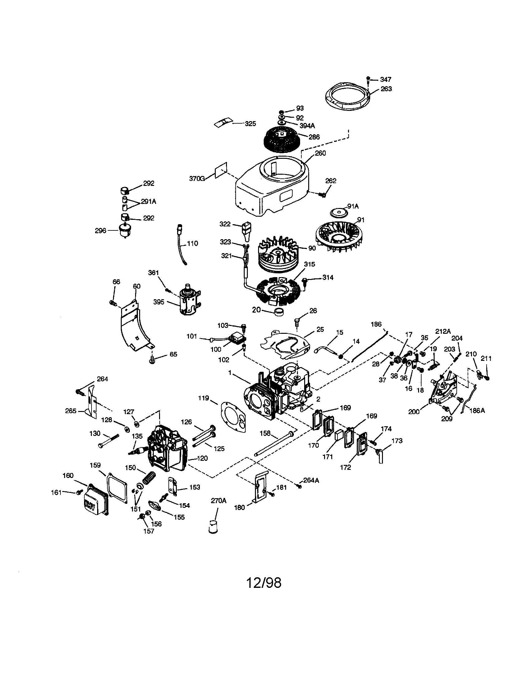 Tecumesh 4-cycle engine
