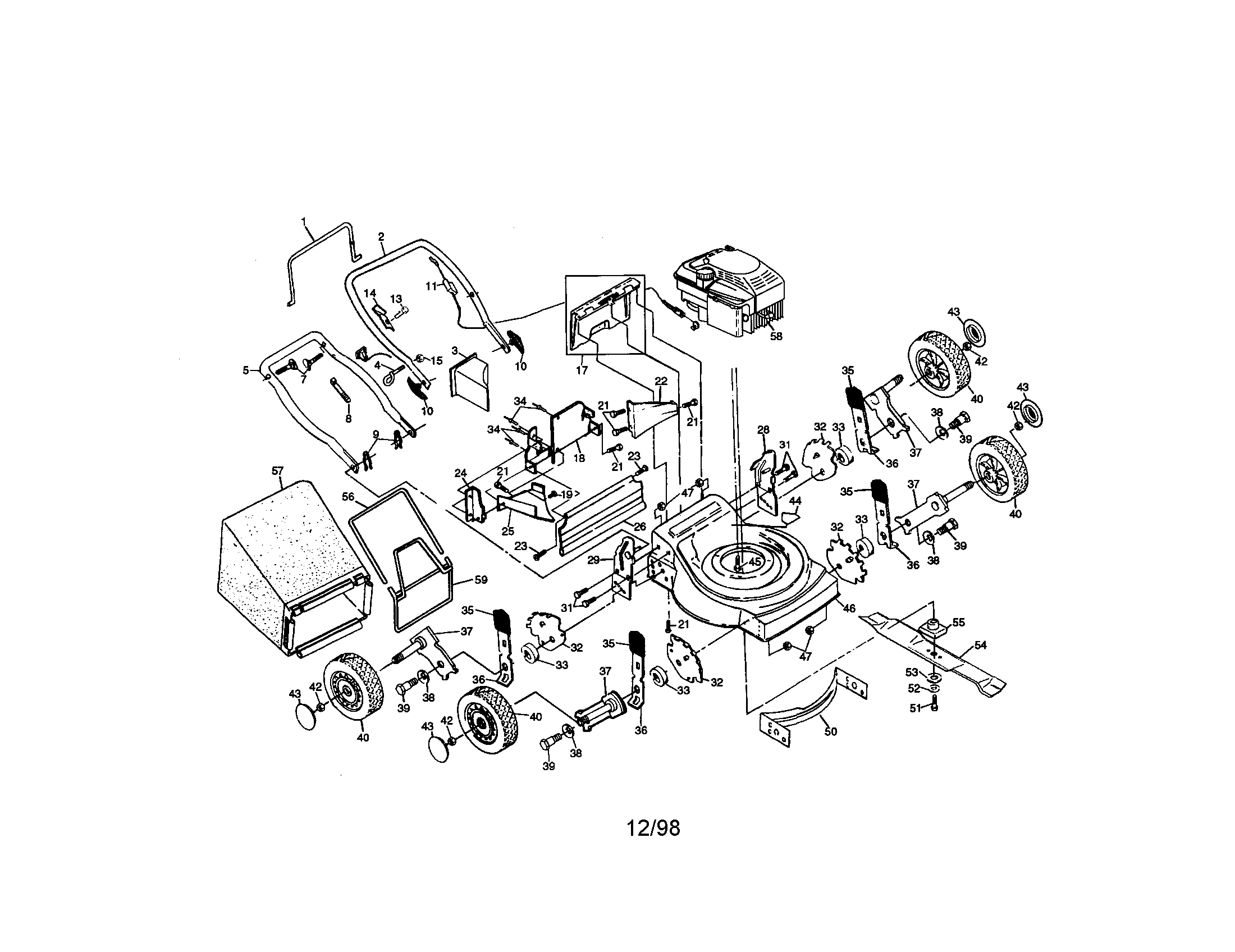 Rotary lawn mower