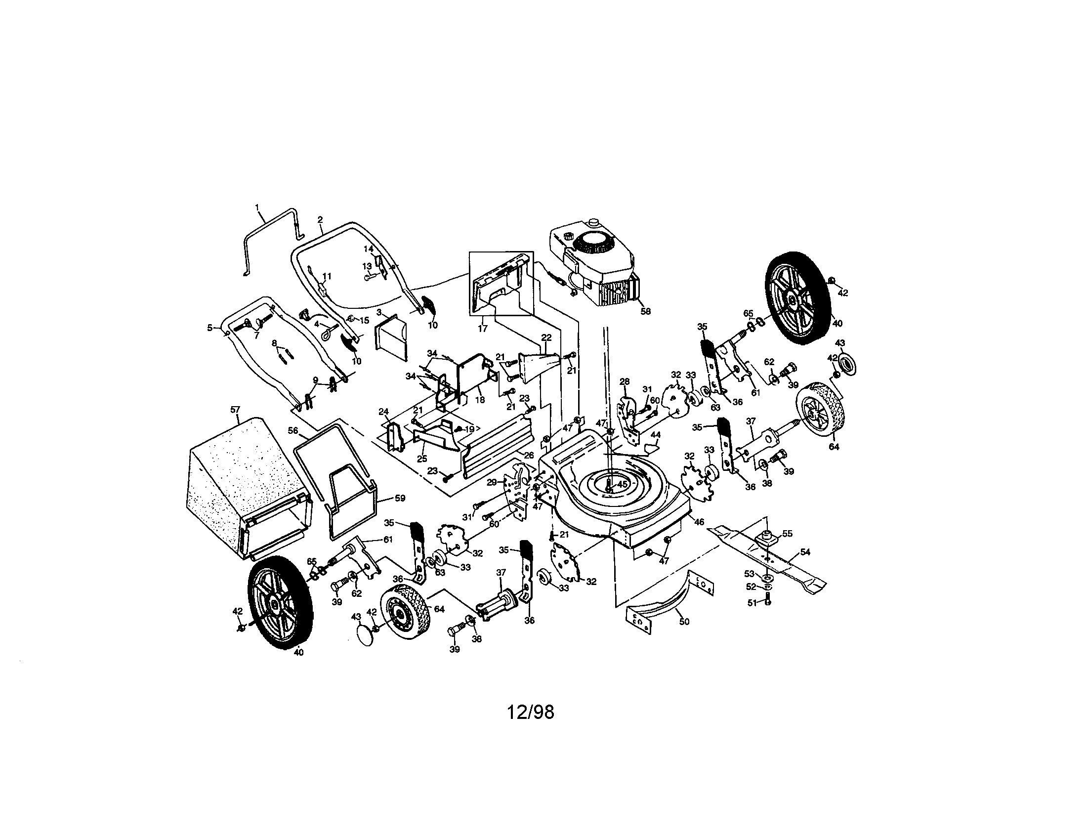 Craftsman rotary lawn mower