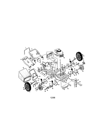 Craftsman rotary lawn mower