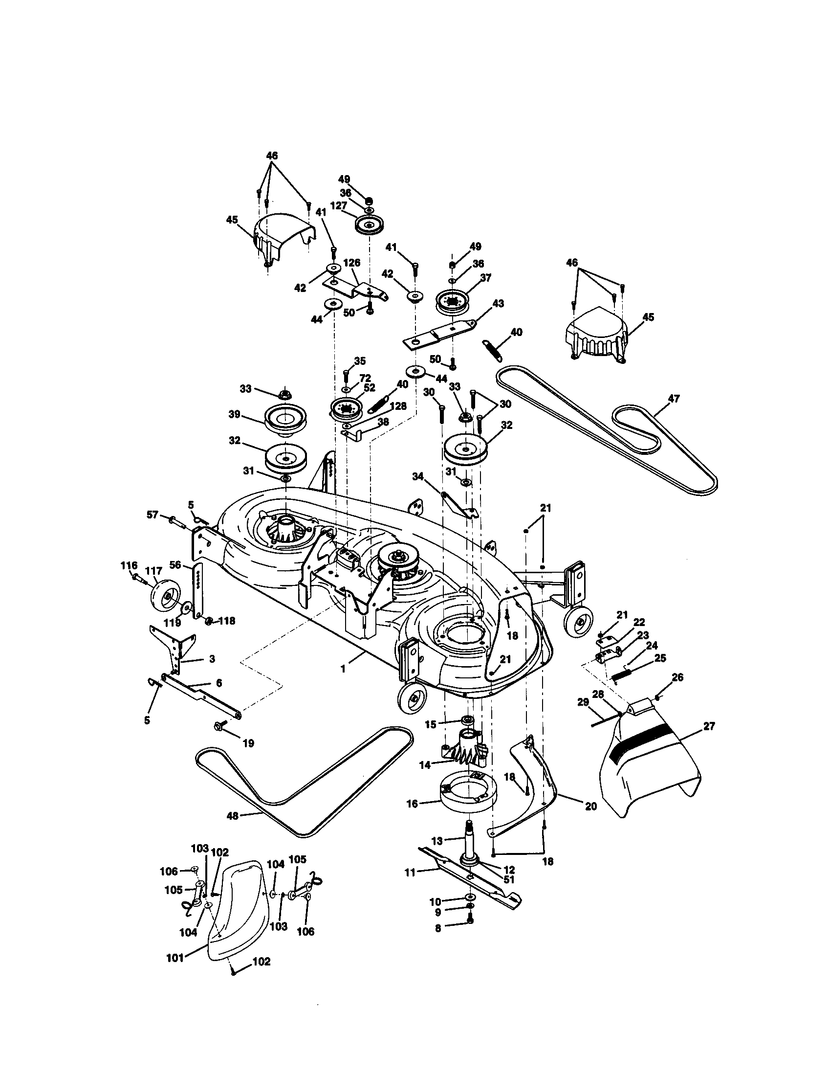 Mower deck