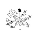 Craftsman 917387204 rotary lawn mower diagram