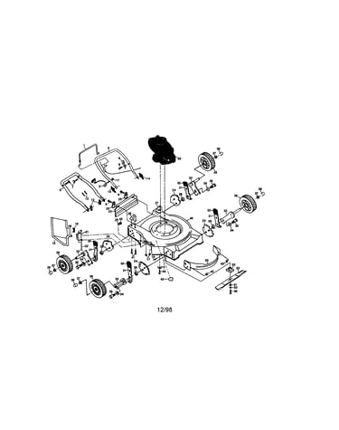 Rotary lawn mower