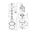 Kenmore 11029852990 agitator/basket/tub diagram