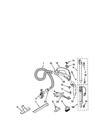 Hose and attachement