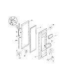Refrigerator door