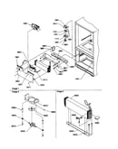Evaporator and freezer control assembly