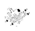 Craftsman 917388220 rotary lawn mower diagram
