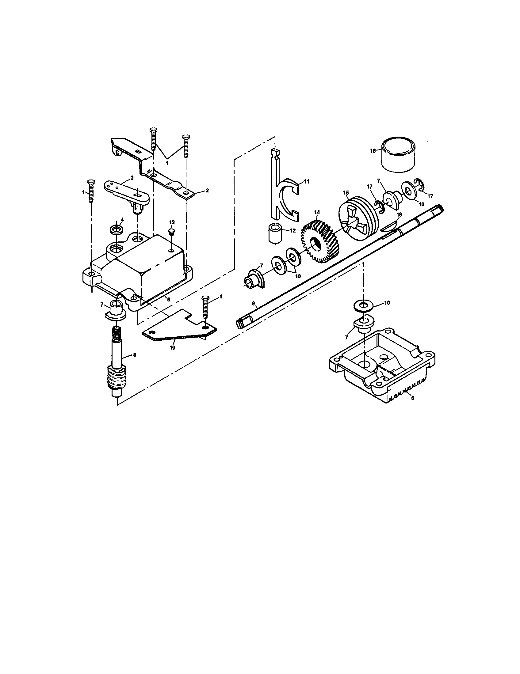 Gear case assembly 702511