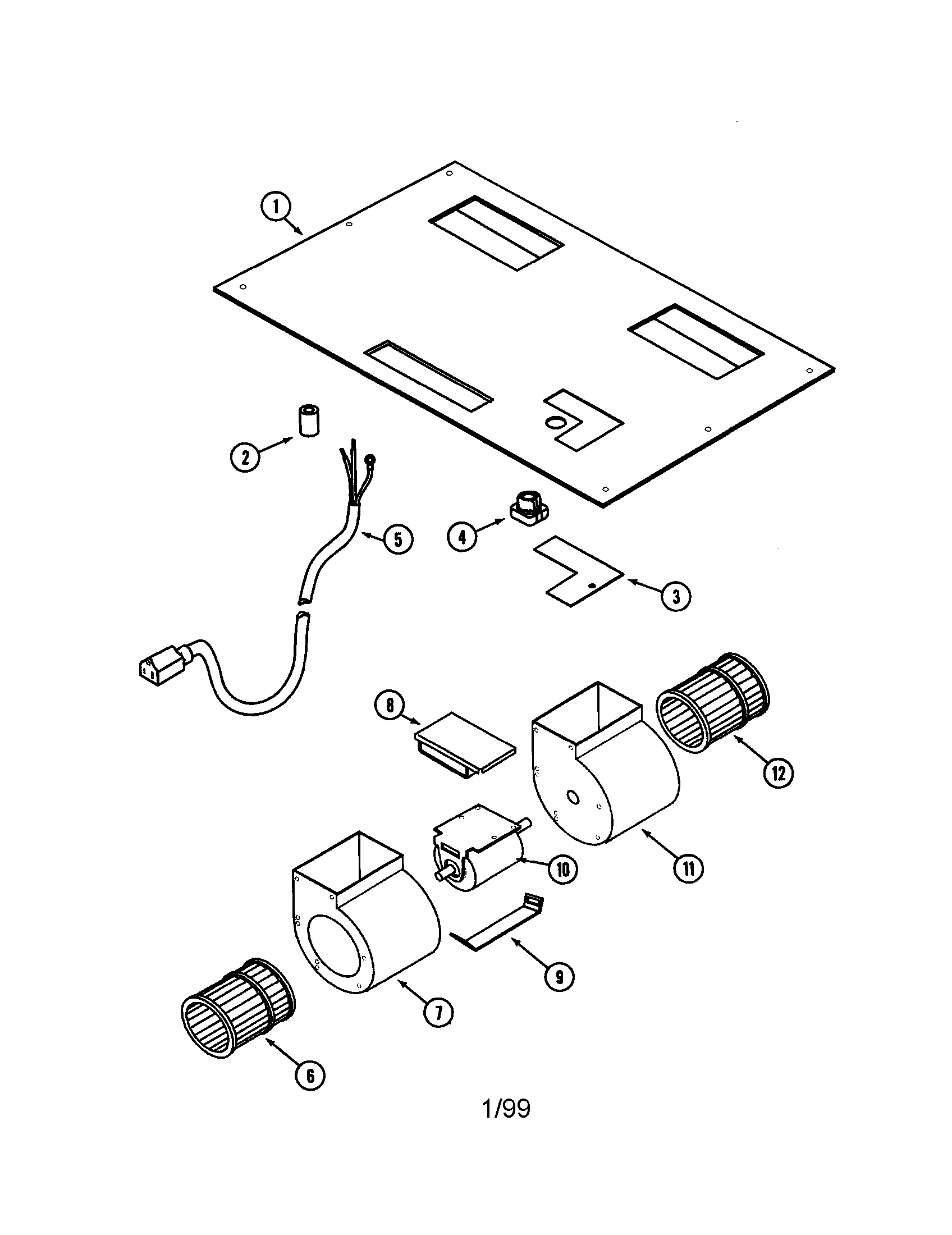Dual-wheel blower