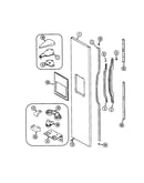 Freezer outer door
