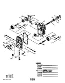 Hydro gear pump bu-10l-118