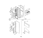 Amana SXD25S2E/P1303504WE refrigerator  door and accessories diagram