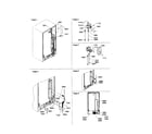 Amana SXD25S2E/P1303504WE cabinet back diagram