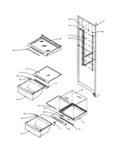 Refrigerator shelves