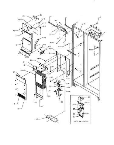 Motor-evaporator fan