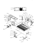 Machine compartment back assembly