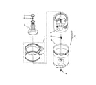 Kenmore 11020402990 agitator, basket and tub diagram