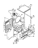 Dryer cabinet and motor