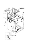 Dryer support and washer