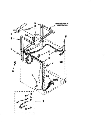 Dryer support and washer