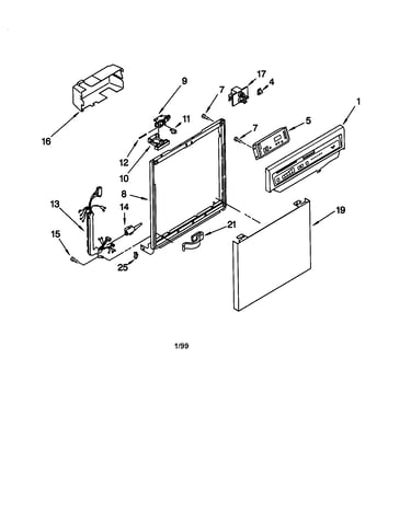 Frame and console